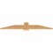 Ekena Millwork Eugene Smooth Timber Gable Bracket, Western Red Cedar, 60"W x 10"H x 1 1/2"D x 5 1/2"F, 4/12 Pitch GBW060X10X0206EUG00SWR - alternate 3